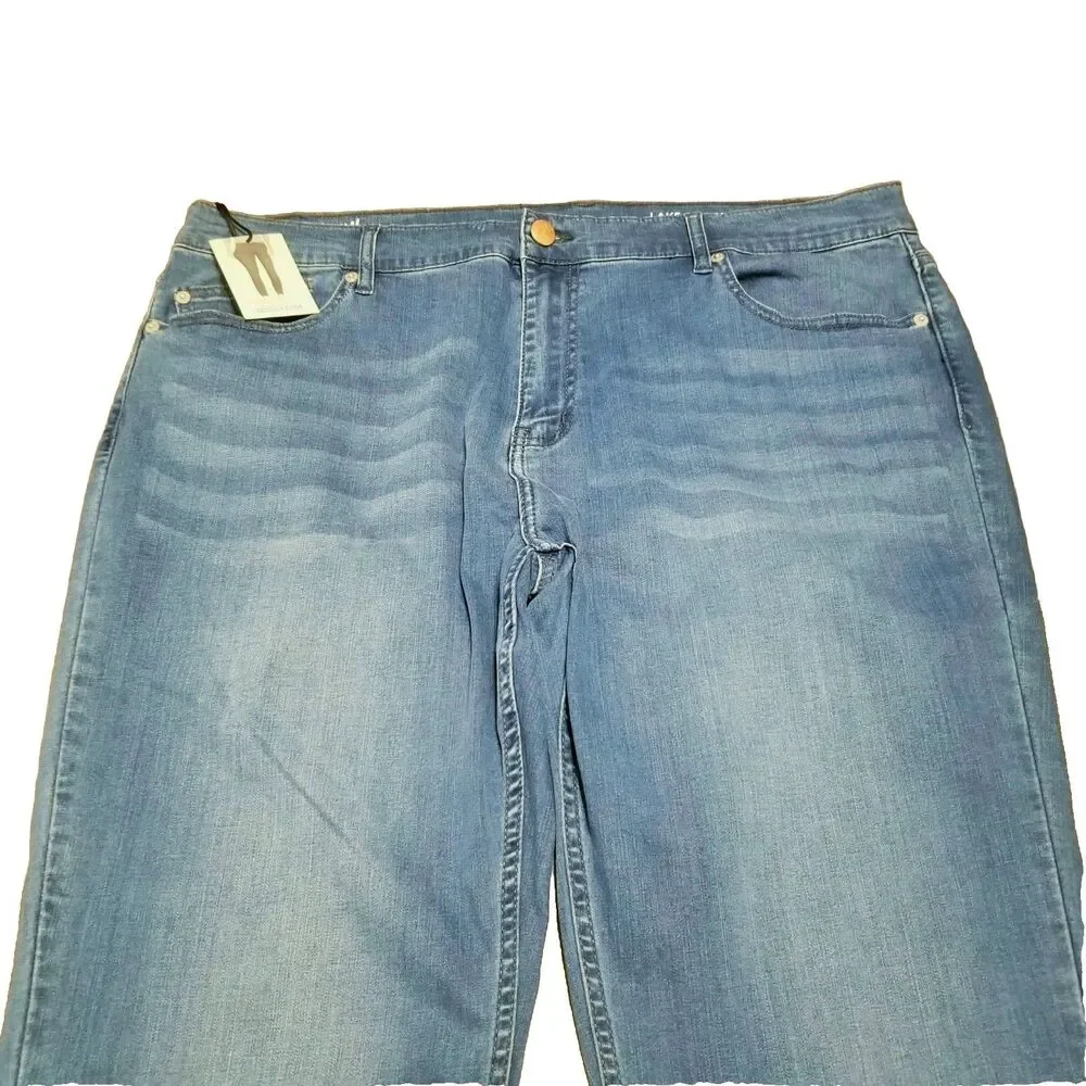 NWT Mugsy Lake Shores Jeans Men's Size 40x30 Blue Stretch Denim New (40×29.5) - Picture 2 of 6